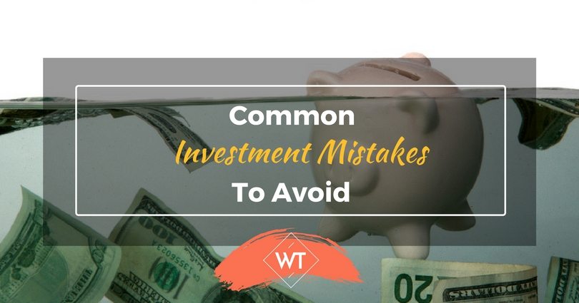 Five Investing Mistakes Beginners should avoid | ISCA Chartered ... Investment Mistakes To Avoid For Beginners