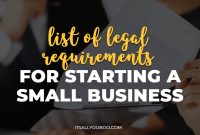 What Are The Legal Requirements For Starting A Business