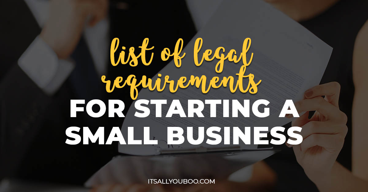 What Are The Legal Requirements For Starting A Business